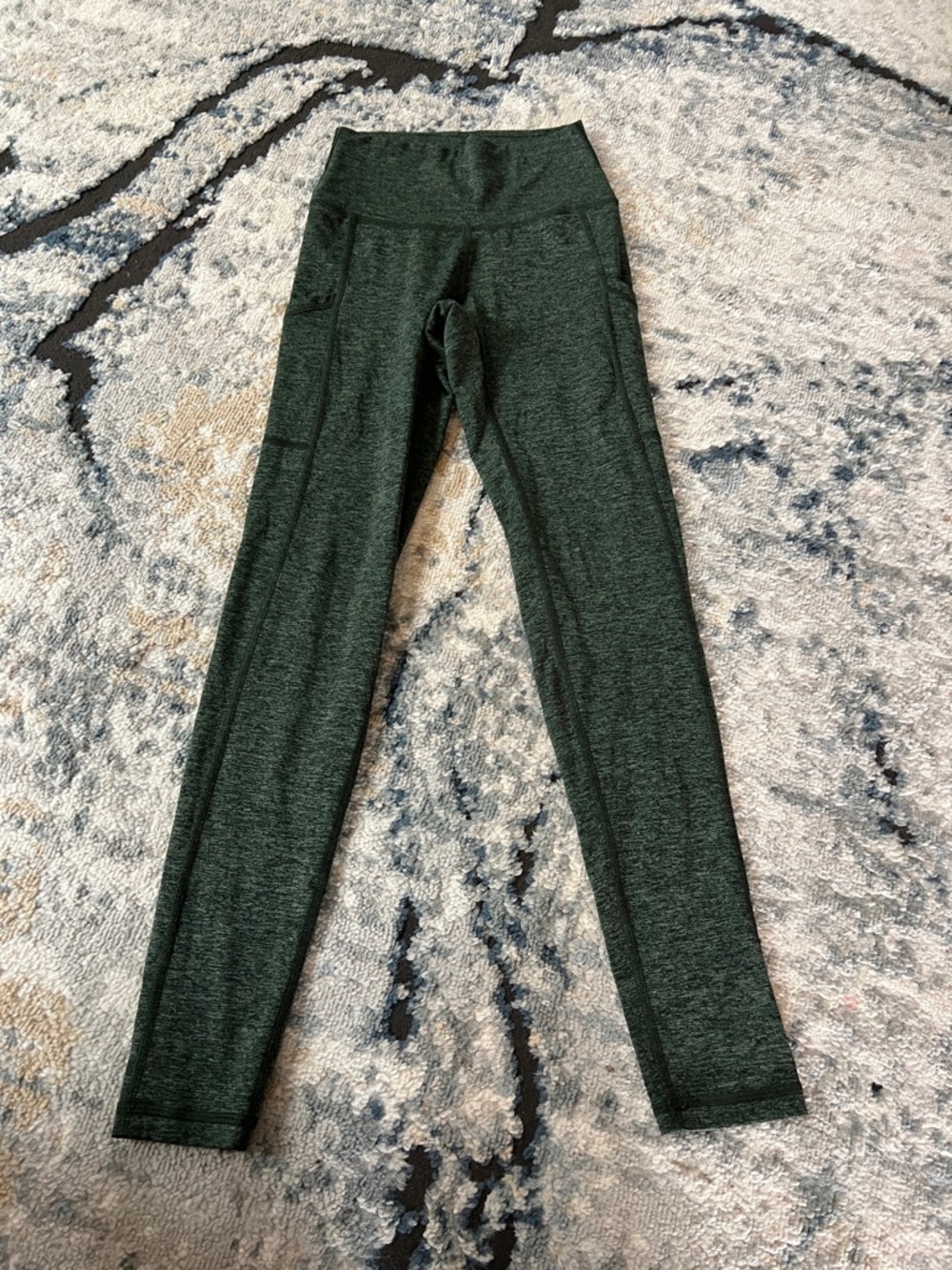 Aerie “Chill. Play. Move.” Leggings – XS (Dark Green)